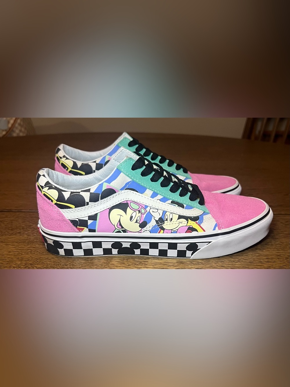 Vans x Disney Shoes Old Skool 80s Mickey Suede Sneakers W Size 9.5/M 8